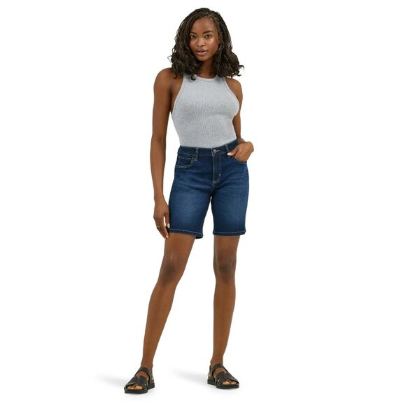 Lee Women's Mid Rise Cuffed Bermuda Shorts, Size 20, Mid Rise, Regular Fit - Picture 6 of 6